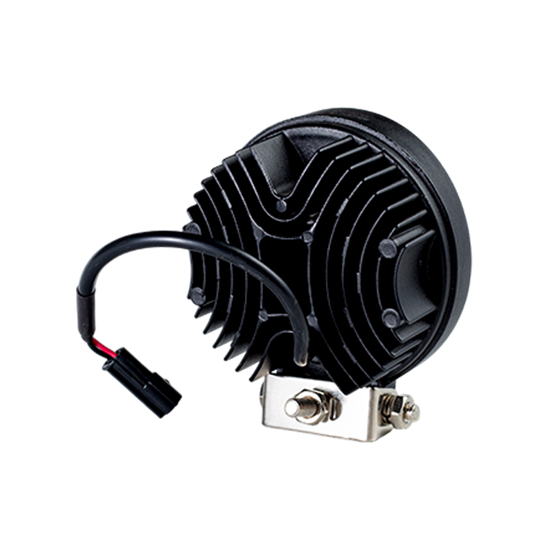 Lampe de travail ronde robuste à 9 LED IP67 001 pour véhicules industriels