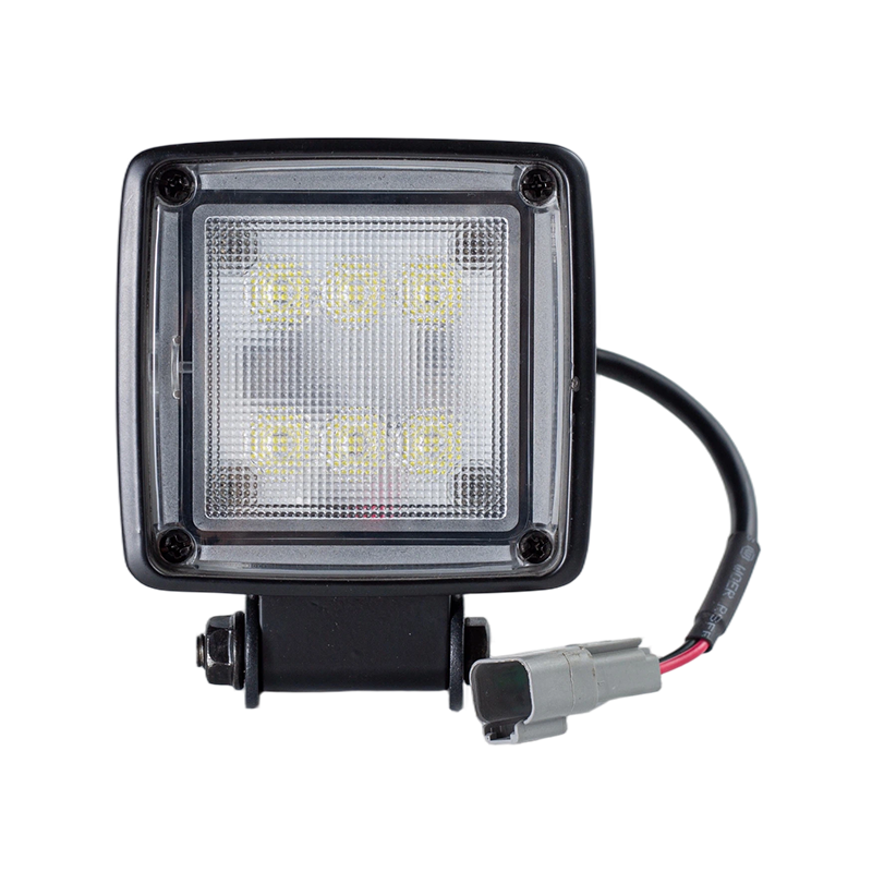Lampe de travail robuste à 6 LED IP67 001 pour véhicules industriels