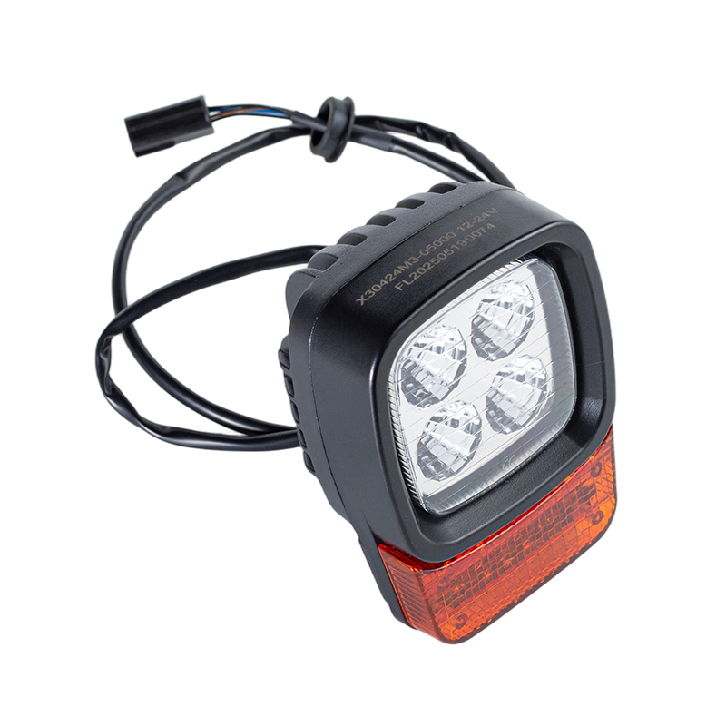 001 Lampe combinée multifonction / Lampe de travail à 4 LED avec clignotant et feu de position pour chariot élévateur