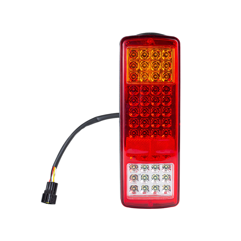 FLDJ-SSWD-002 IP55 6W DC12-24V Feu arrière LED intégré 3 couleurs (clignotant + feu de position + feu de recul)