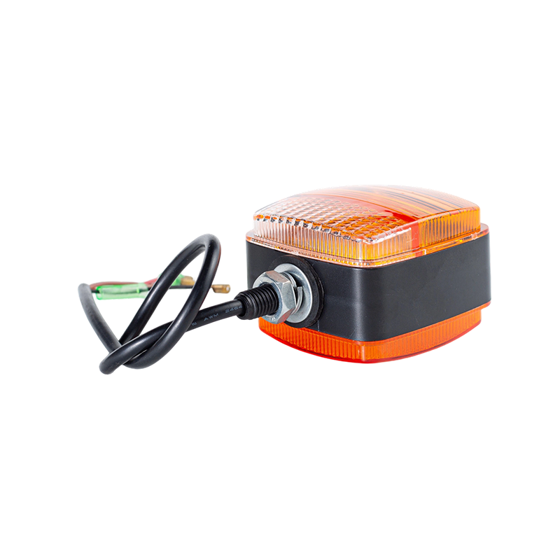 Feu d'avertissement double face 001IP65 avec clignotant et voyant combiné de position pour véhicules industriels