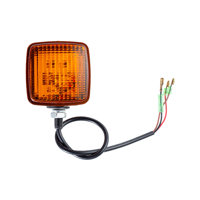 Feu d'avertissement double face 001IP65 avec clignotant et voyant combiné de position pour véhicules industriels