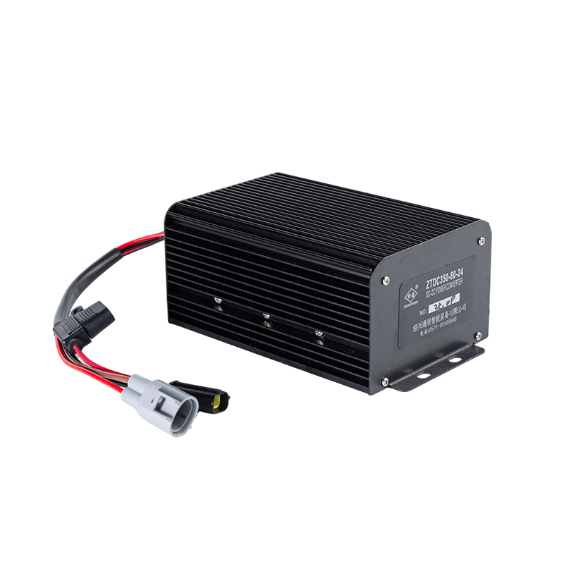 Module abaisseur de tension DC-DC pour véhicule, haute efficacité, sortie Stable, IP65, anti-poussière, résistant à l'huile, DC80V, large entrée, chariot élévateur