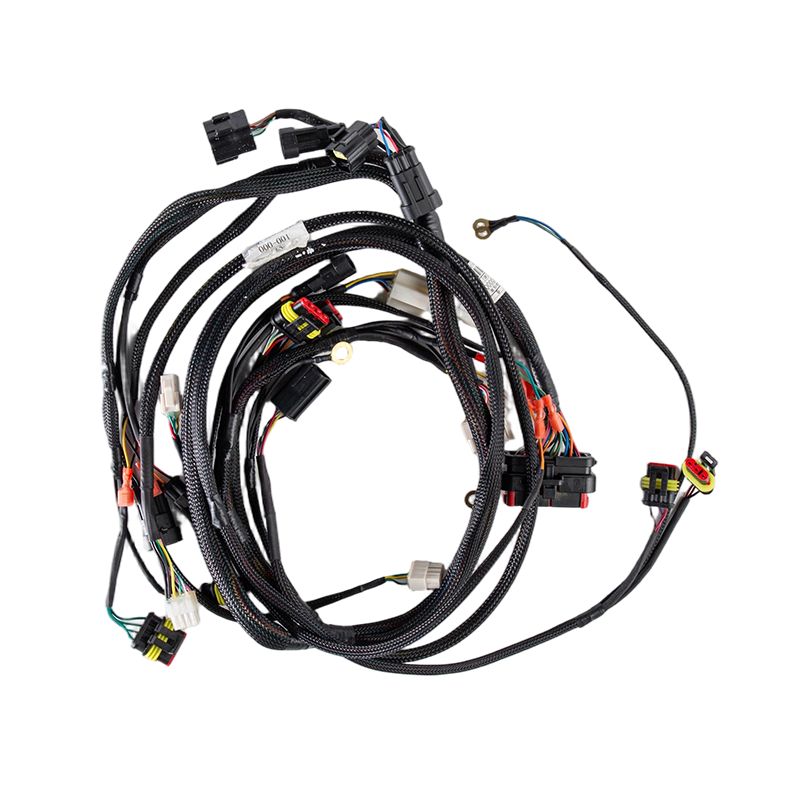 Faisceau de câbles de commande de véhicule entier de cric de palette électrique à conducteur marchant personnalisé de 1,5 tonne
