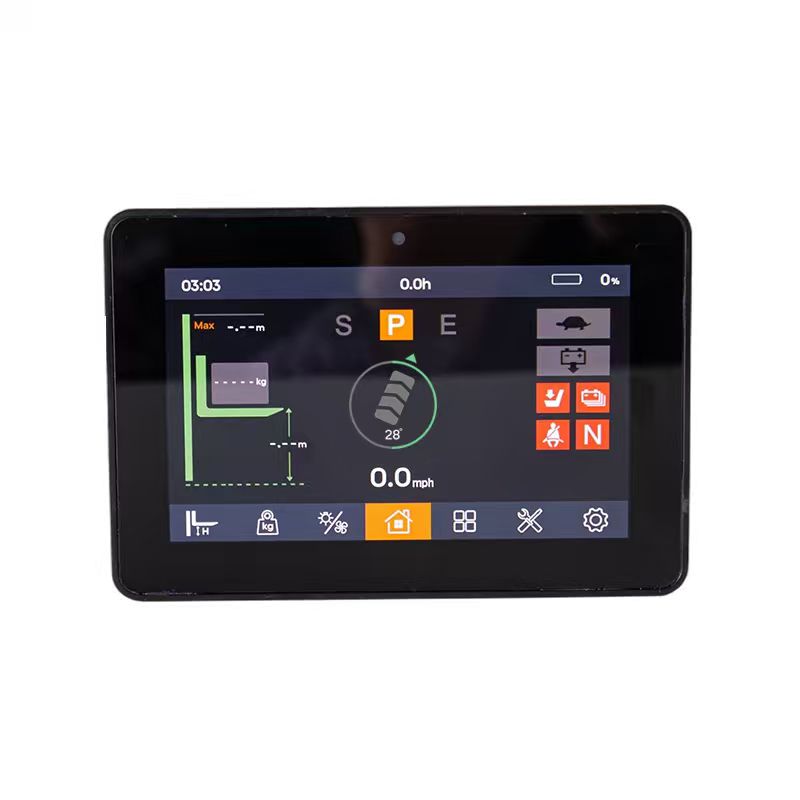 Tableau de bord tactile de bus CAN paysage IP66 de 5 pouces/FLYB-1005-1 à large tension DC16V-DC120V
