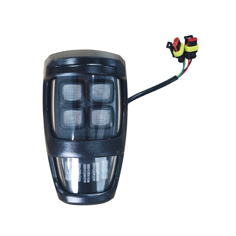 Phare LED 3-en-1 étanche IP67 DC12V ou DC24V pour chariots élévateurs et véhicules de construction