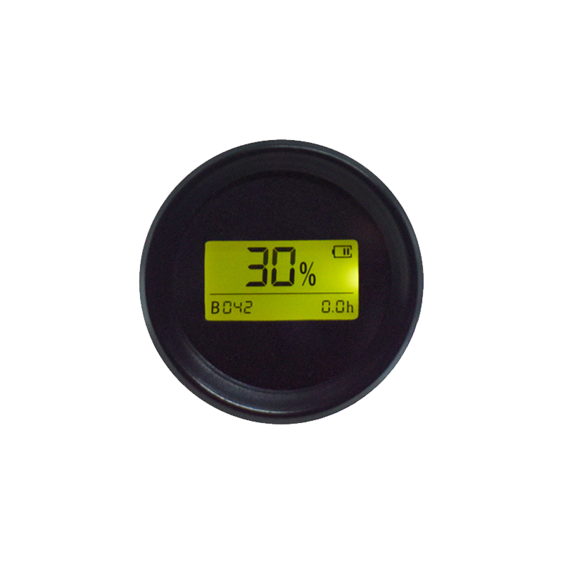 Instrument d'entrepôt électrique rond intégré CAN-Bus avec indicateur de batterie et compteur horaire